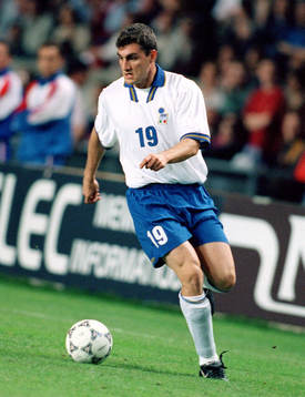 Fotboll -- Christian Vieri, Italien