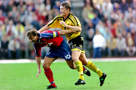Roland Nilsson, Helsingborg med elfsborgs Stefan Andreasson