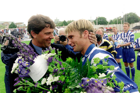 Thomas Wernerson, klubbdirektör och Andreas Andersson,
