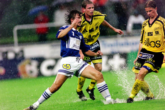 Fotboll, Allsvenskan, Trelleborg - Elfsborg, stoppad p.g.a