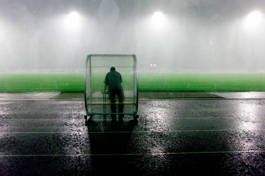 Fotboll, Allsvenskan, Trelleborg - Elfsborg, stoppad p.g.a