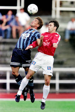 Bo Andersson, Djurgården i en nickduell med gefles Tommie