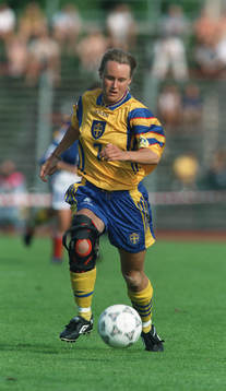 Damfotboll Malin Allberg, Sverige