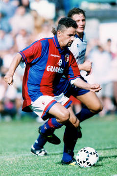Fotboll Roberto Baggio, Bologna