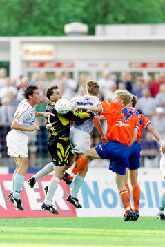 Situation framför malmös målvakt Jonnie Fedel