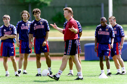 Louis van Gaal, tränare i Barcelona