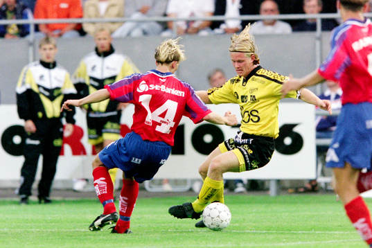 Fredrik Berglund, Elfsborg med bollen i kamp helsingborgs