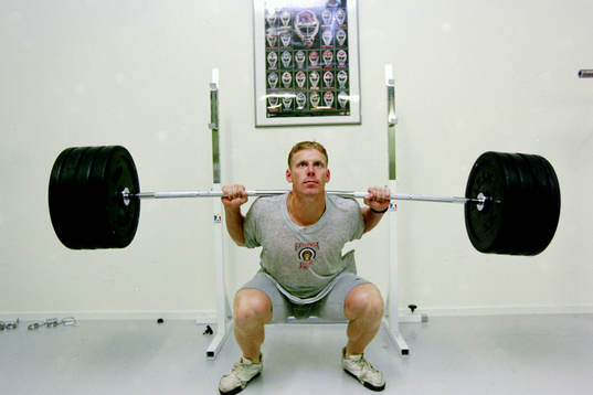 Daniel Alfredsson, Frölunda styrketränar