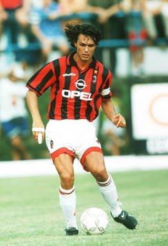 Fotboll Paolo Maldini, Milan