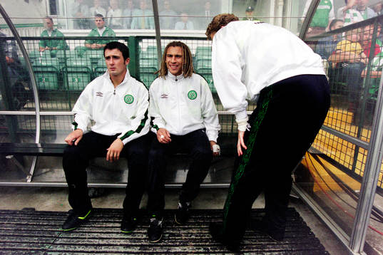 Henrik Larsson, Celtic på bänken