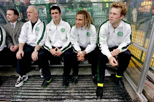 Henrik Larsson, Celtic på bänken
