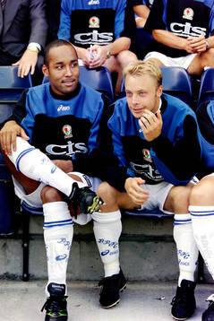 Martin Dahlin och Anders Andersson, Blackburn på bänken