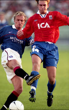 Fotboll, Champions League, IFK Göteborg - Glasgow Rangers,