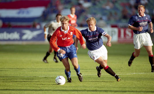 Fotboll, Champions League, IFK Göteborg - Glasgow Rangers,