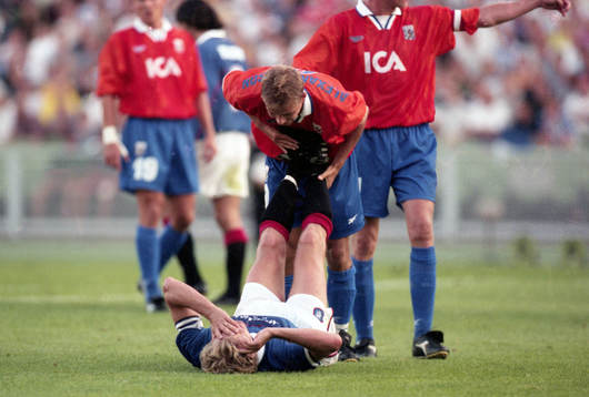 Fotboll, Champions League, IFK Göteborg - Glasgow Rangers,