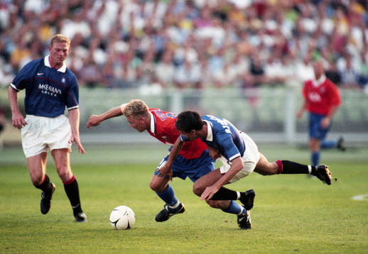 Fotboll, Champions League, IFK Göteborg - Glasgow Rangers,