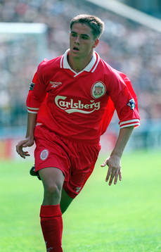 Fotboll -- Michael Owen, Liverpool