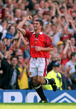 Fotboll -- Roy Keane, Manchester U (Manchester United)