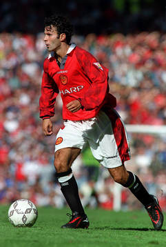 Fotboll -- Ryan Giggs, Manchester U (Manchester United)