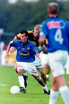 Fredrik Ljungberg, Halmstad med Johan Mjällby, AIK i ryggen