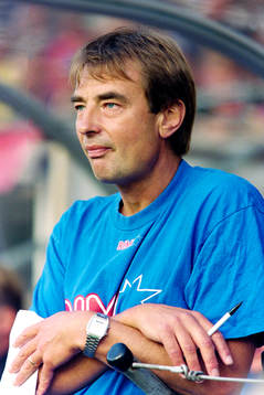 Tom Prahl, tränare i Halmstad