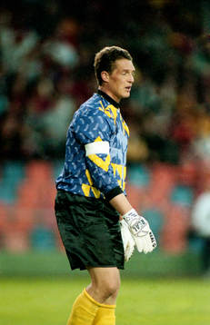 Lattland målvakt Oleg Karavajevs