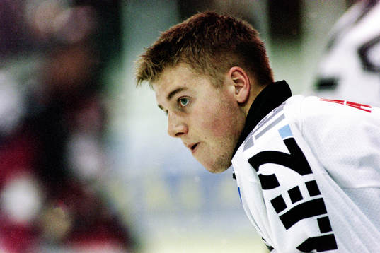 Martin Holst, målvakt i Västerås på bänken
