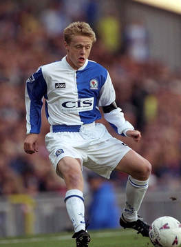 Fotboll, Engelsk, Premier League, Damien Duff, Blackburn