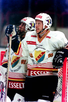 Tommy Söderström, målvakt och Charles Berglund, AIK