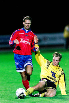 Fotboll, Div 1 Södra, IFK Hässleholm - Gunnilse, 2-2