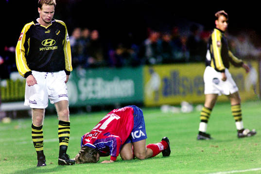 Pär Millqvist, AIK och Mattias Jonson, Helsingborg som har