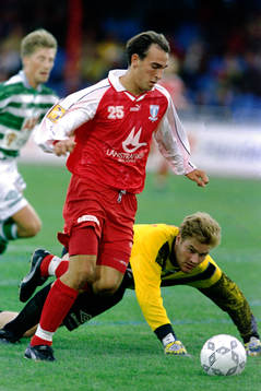 Björn Enqvist, Malmö rundar västerås målvakt Stefan