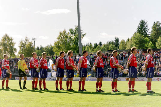 Öster innan matchstart