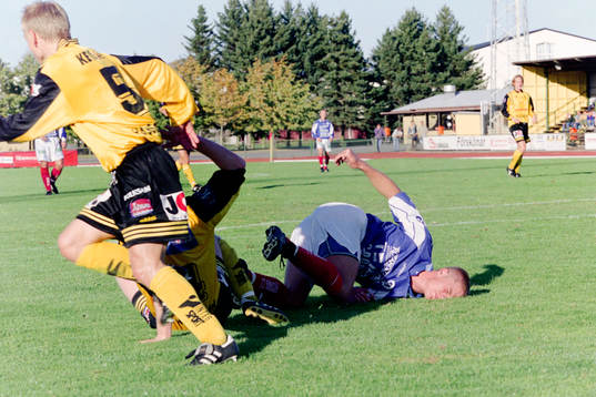 Fotboll, Div 1 Södra, IFK Hässleholm - Åtvidaberg, 1-2