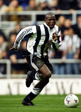 Fotboll -- Faustino Asprilla (Fausto Asprilla), Newcastle