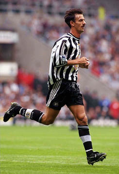 Fotboll -- Ian Rush, Newcastle
