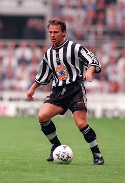 Fotboll -- John Beresford, Newcastle