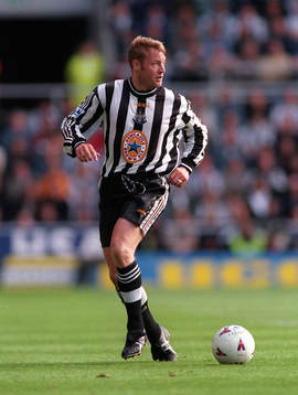Fotboll -- David Batty, Newcastle