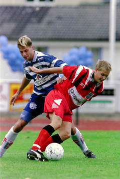Matthias Eklund, Landskrona med bollen