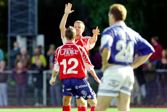 Hans Eklund och Christoffer Olofsson, Öster jublar