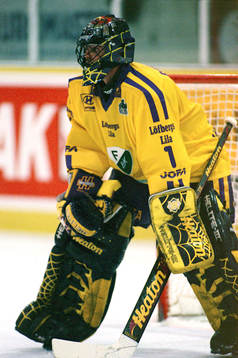 Ishockey Boris Rousson, målvakt Färjestad
