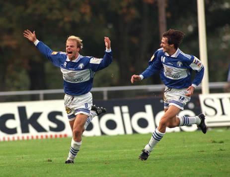 Fotboll Andreas Hermansson och Michael Hansson (Mikael