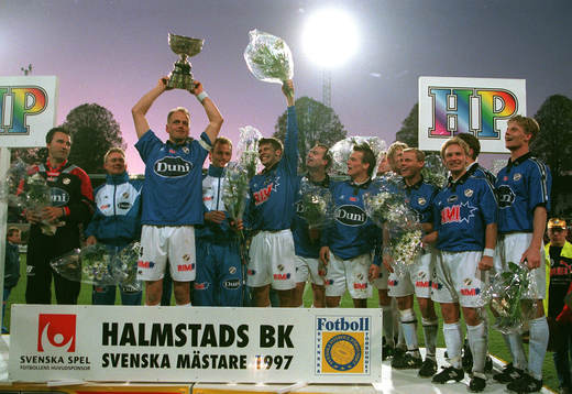Fotboll Halmstad BK - SM-guld 1997