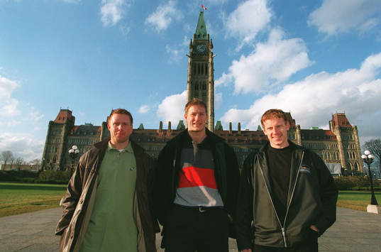 Andreas Dackell, Magnus Arvedson och Daniel Alfredsson