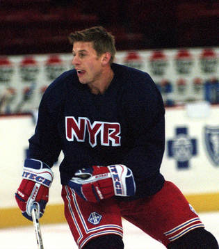 NHL-ishockey Ulf Samuelsson, New York Rangers