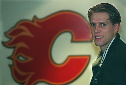 Ishockey NHL. Erik Andersson Calgary Flames
