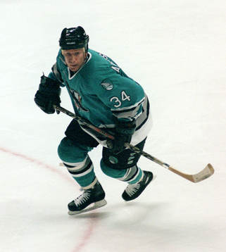 Ishockey NHL. Niklas Andersson San Jose Sharks (San José