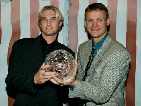 Fotboll Andreas Andersson, Årets anfallare 1997 samt