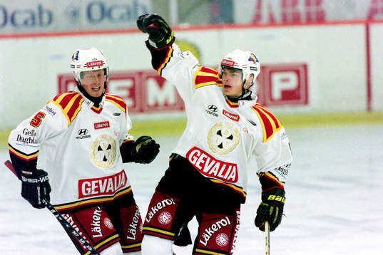 Tommy Melkersson och Tommy Westlund, Brynäs jublar