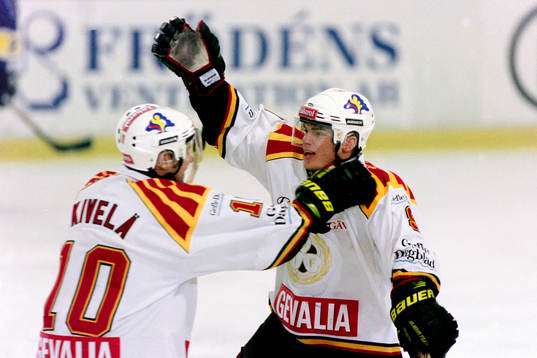 Teppo Kivelä och Tommy Westlund, Brynäs jublar